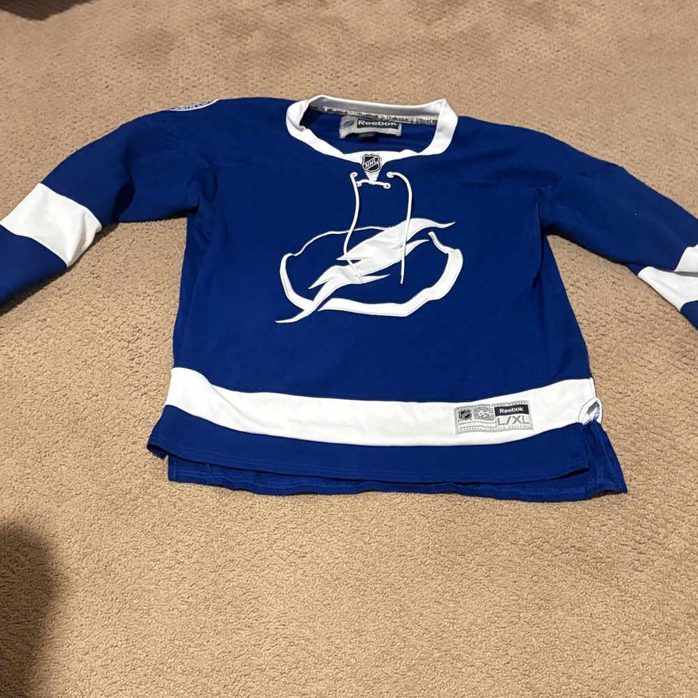 Reebok Tampa Bay Lightning Hockey Jersey